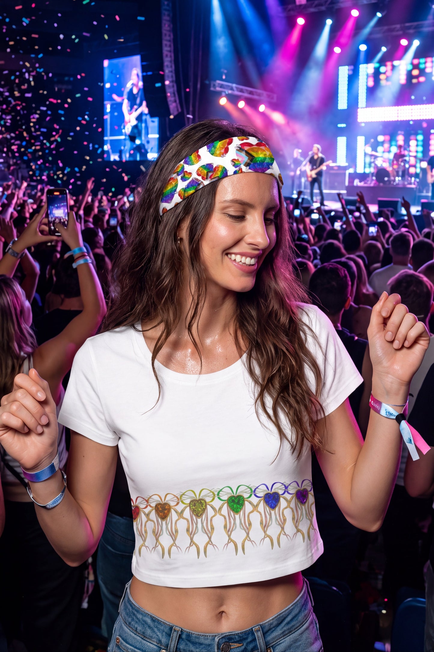 PRIDE Print Crop Tee