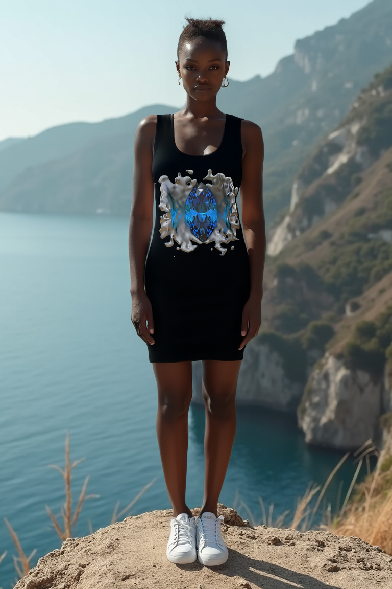 Sublimation Cut & Sew Dress - GEM Splash
