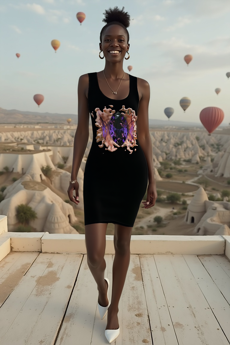 Sublimation Cut & Sew Dress - GEM Splash