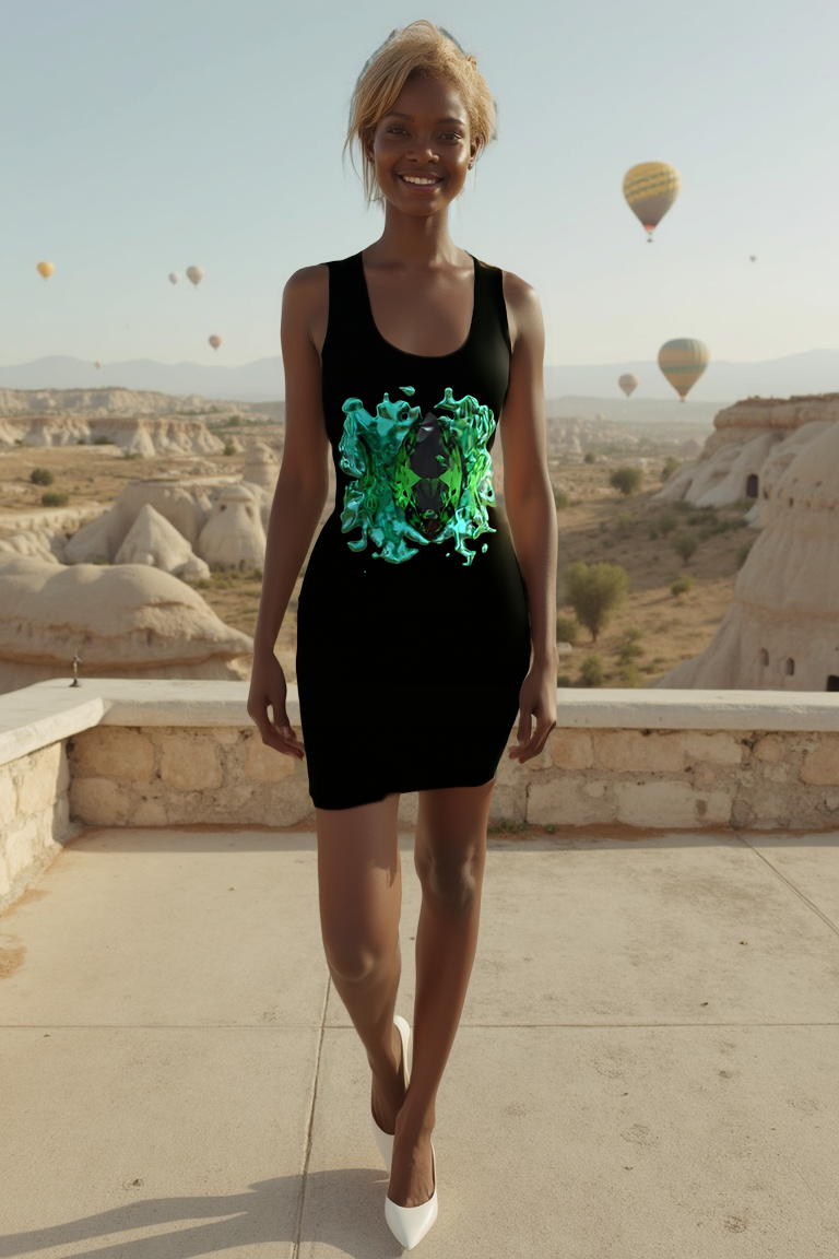 Sublimation Cut & Sew Dress - GEM Splash