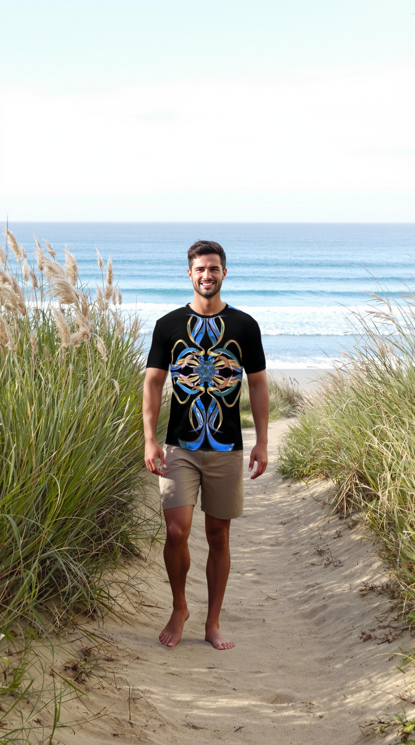 Men's t-shirt - Swiss Blue