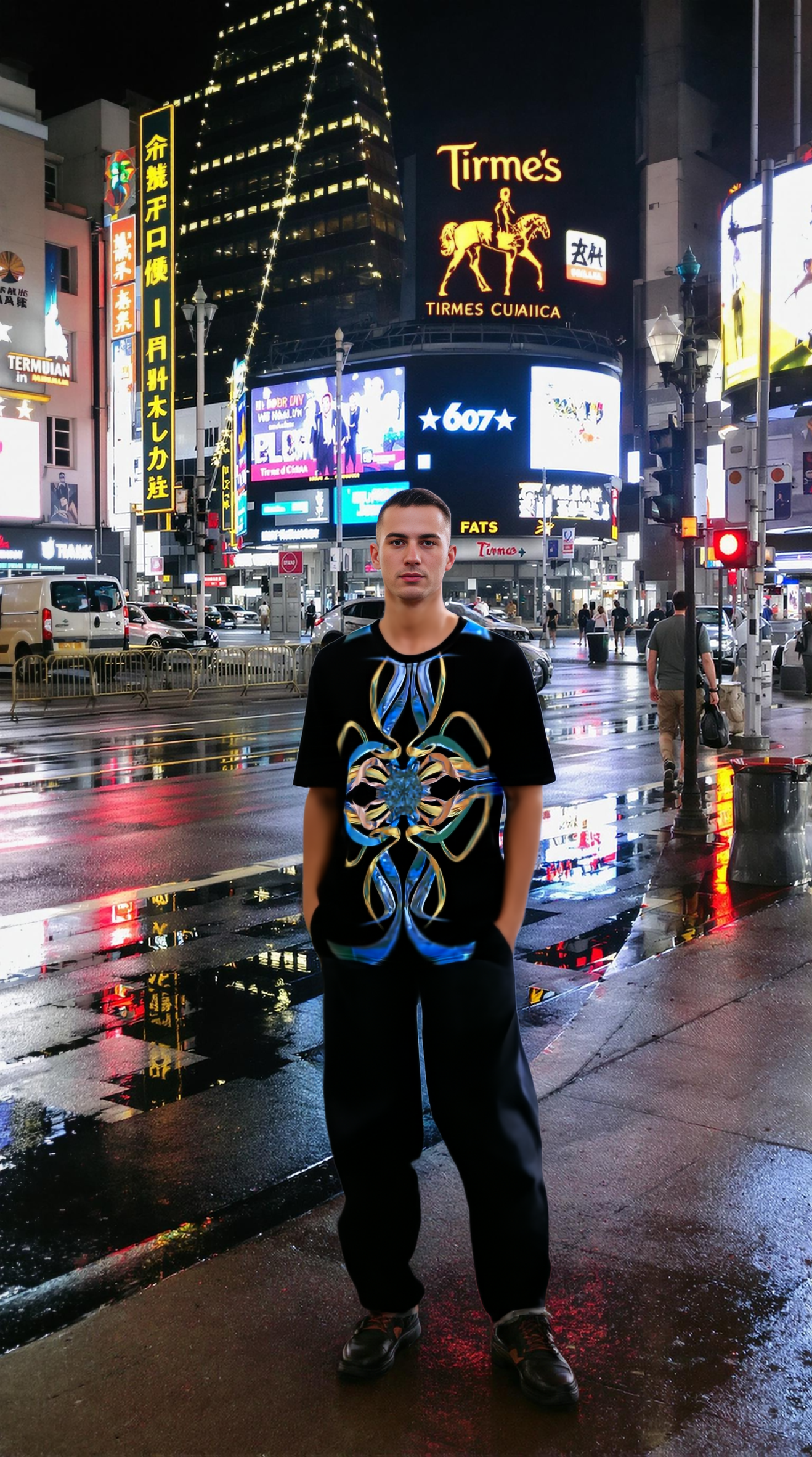 Men's t-shirt - Swiss Blue