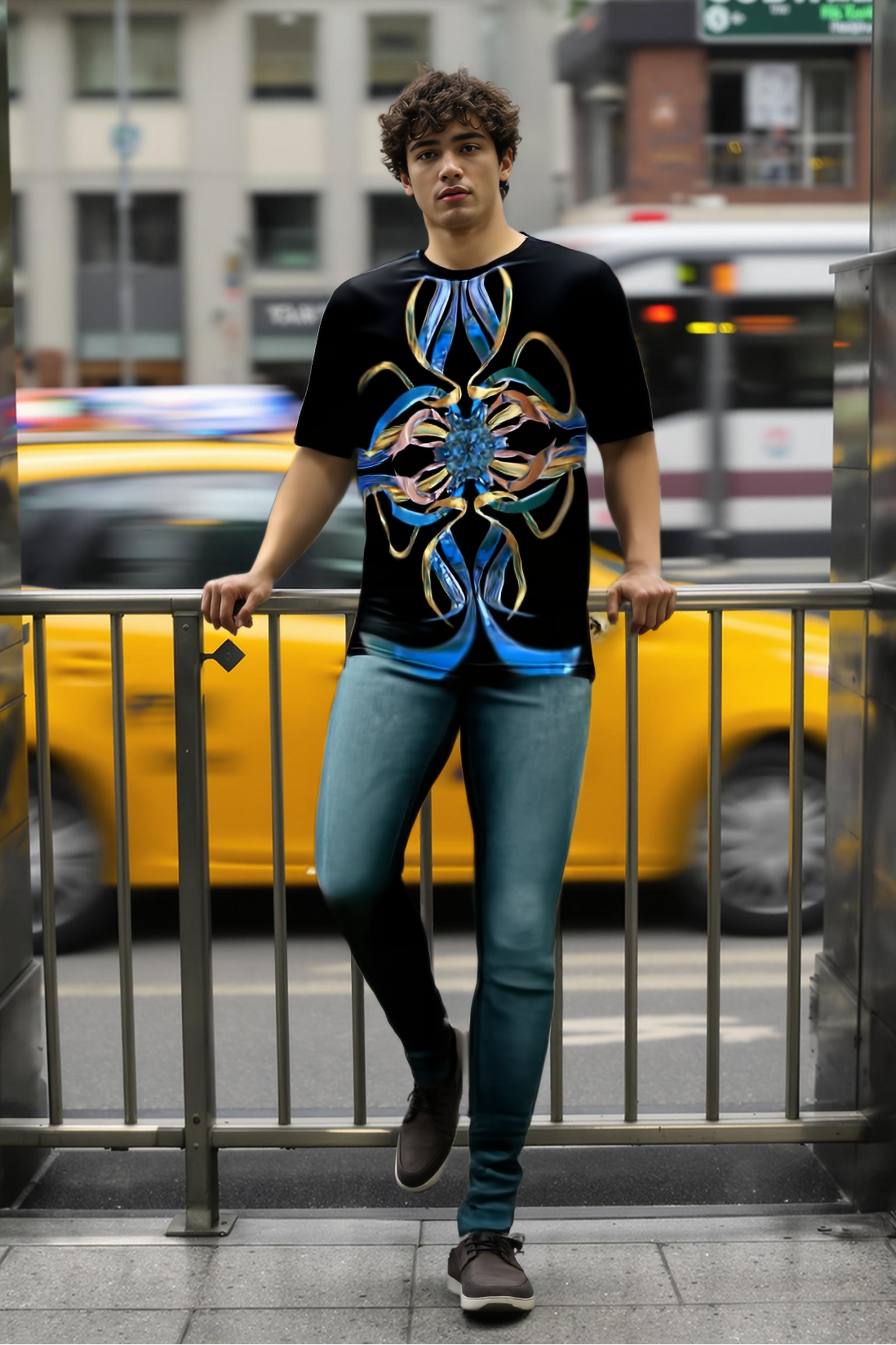 Men's t-shirt - Swiss Blue