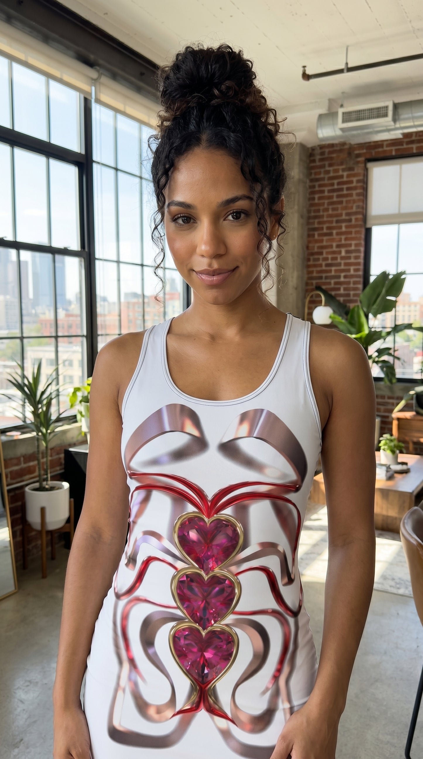 Sublimation Cut & Sew Dress - Hearts
