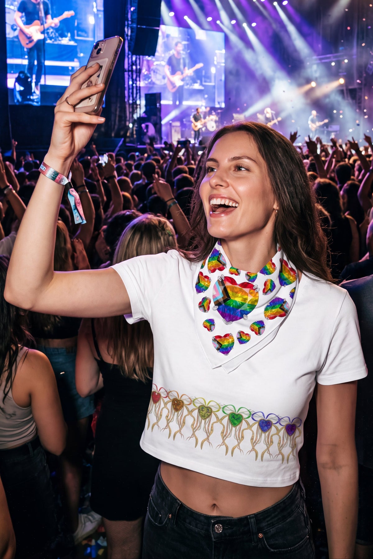 PRIDE Print All-Over Bandana — Trans Pride