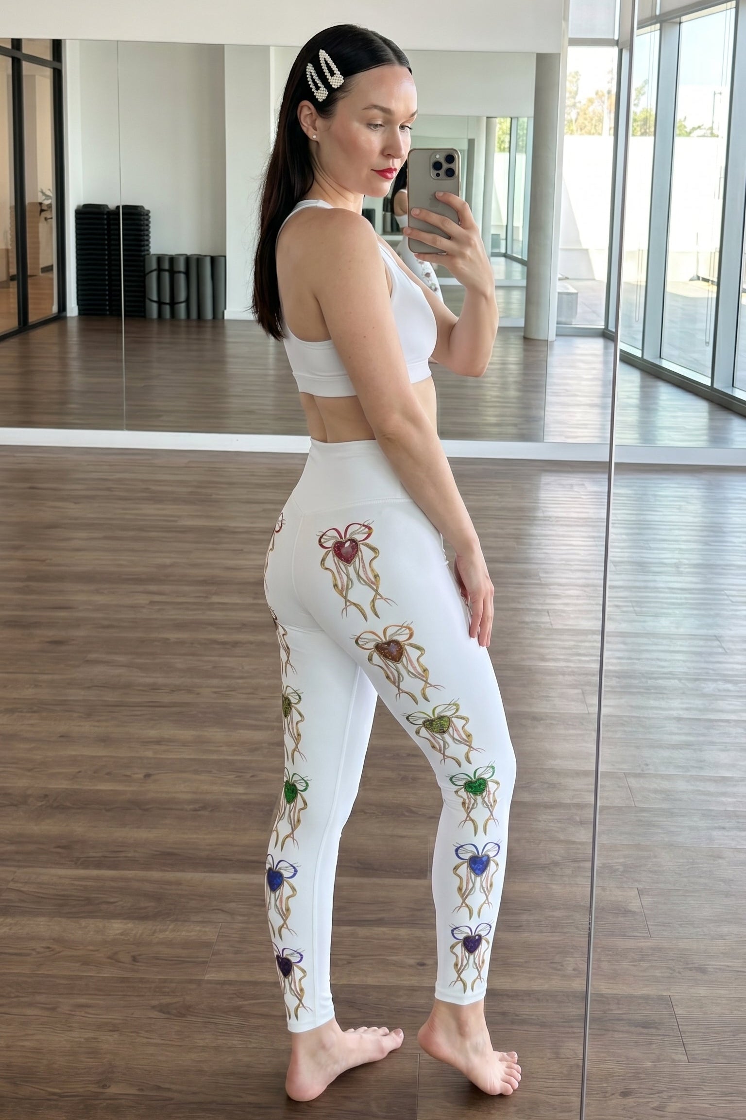PRIDE Print Yoga Leggings Vertical