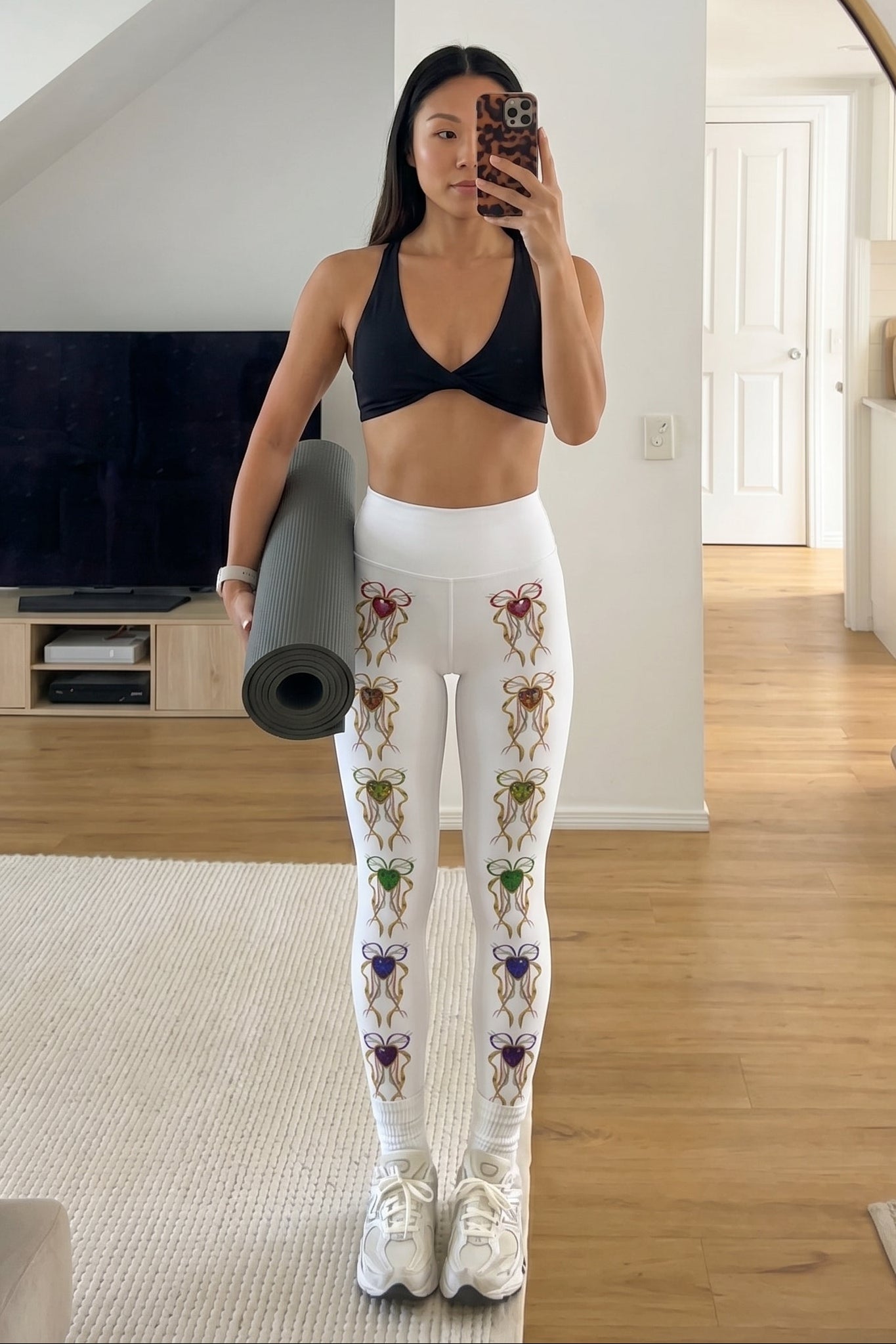 PRIDE Print Yoga Leggings Vertical