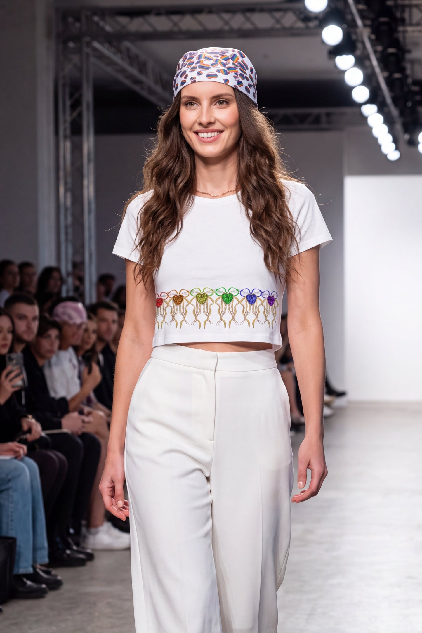 PRIDE Print Crop Tee
