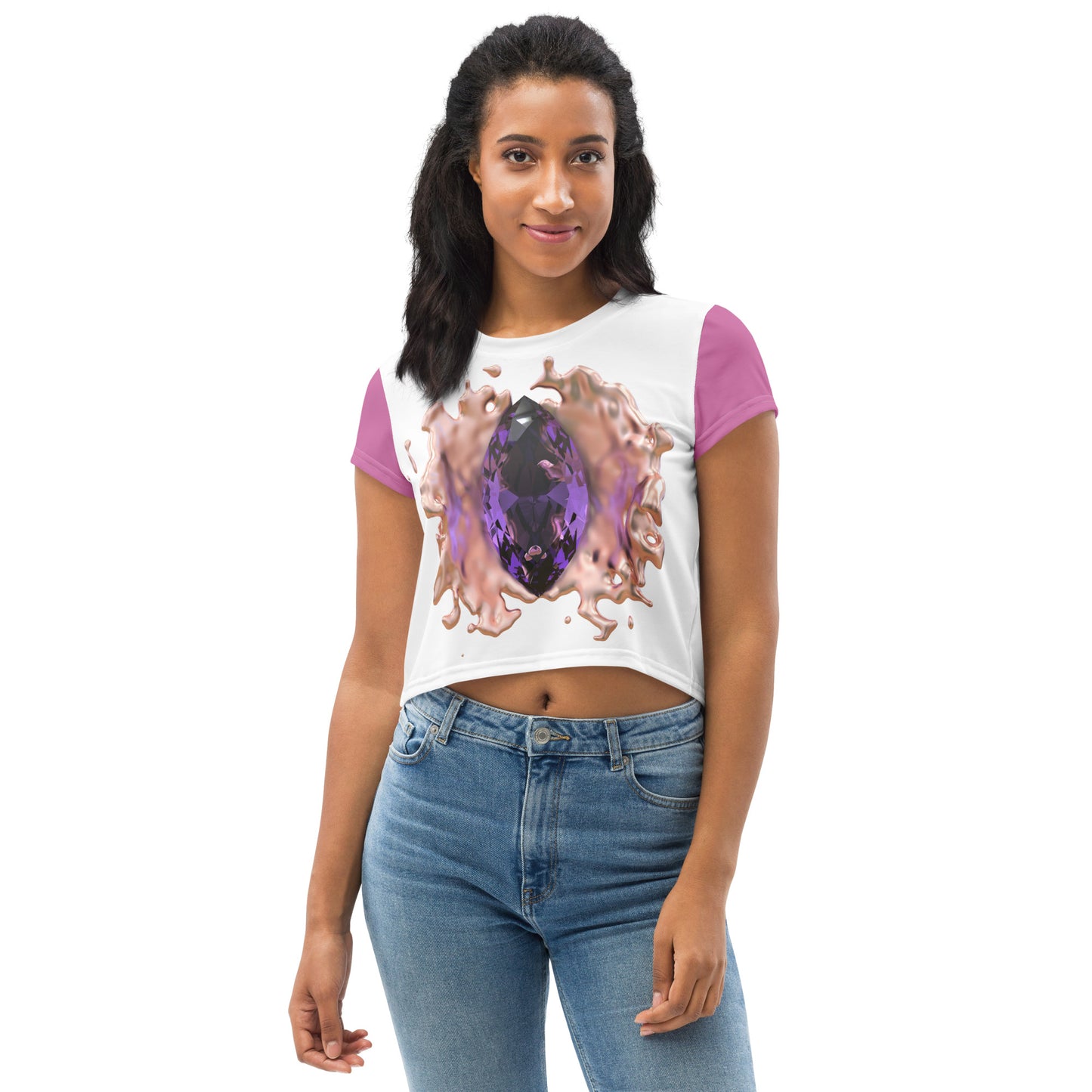 Crop Tee - GEM Splash