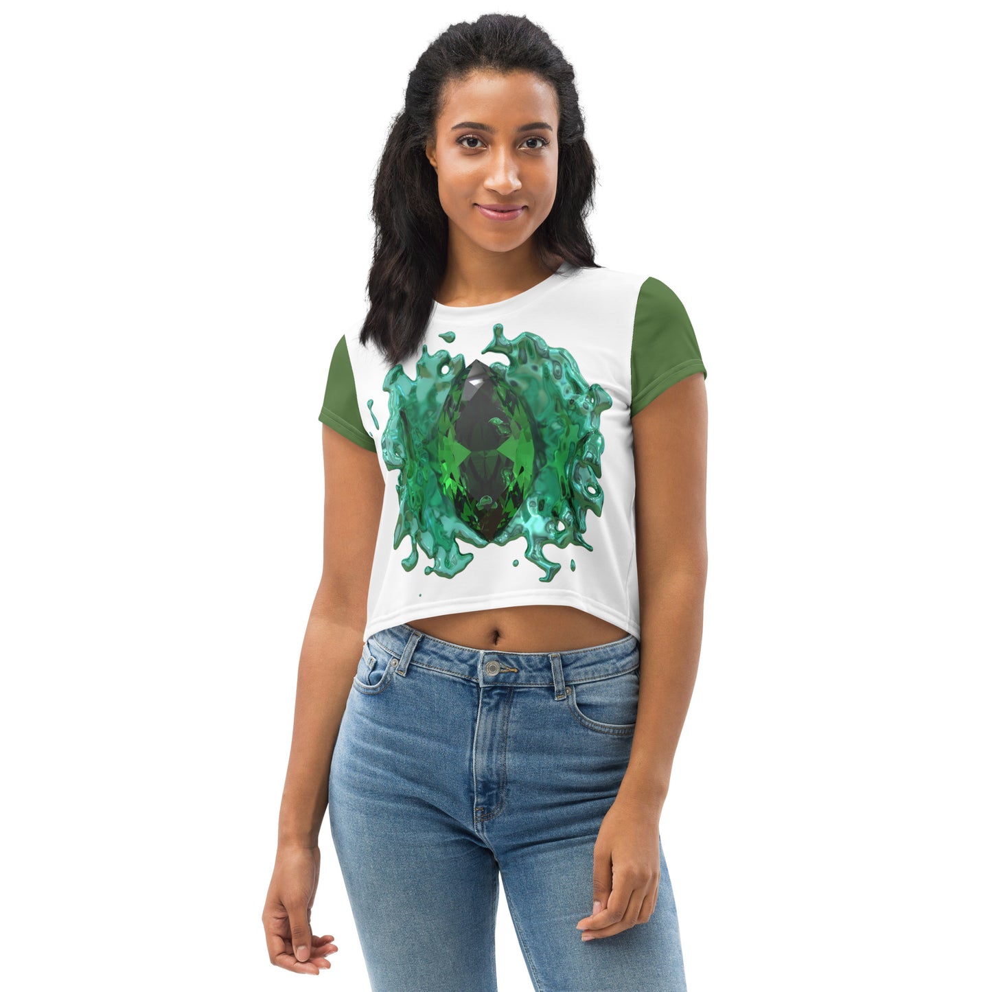 Crop Tee - GEM Splash