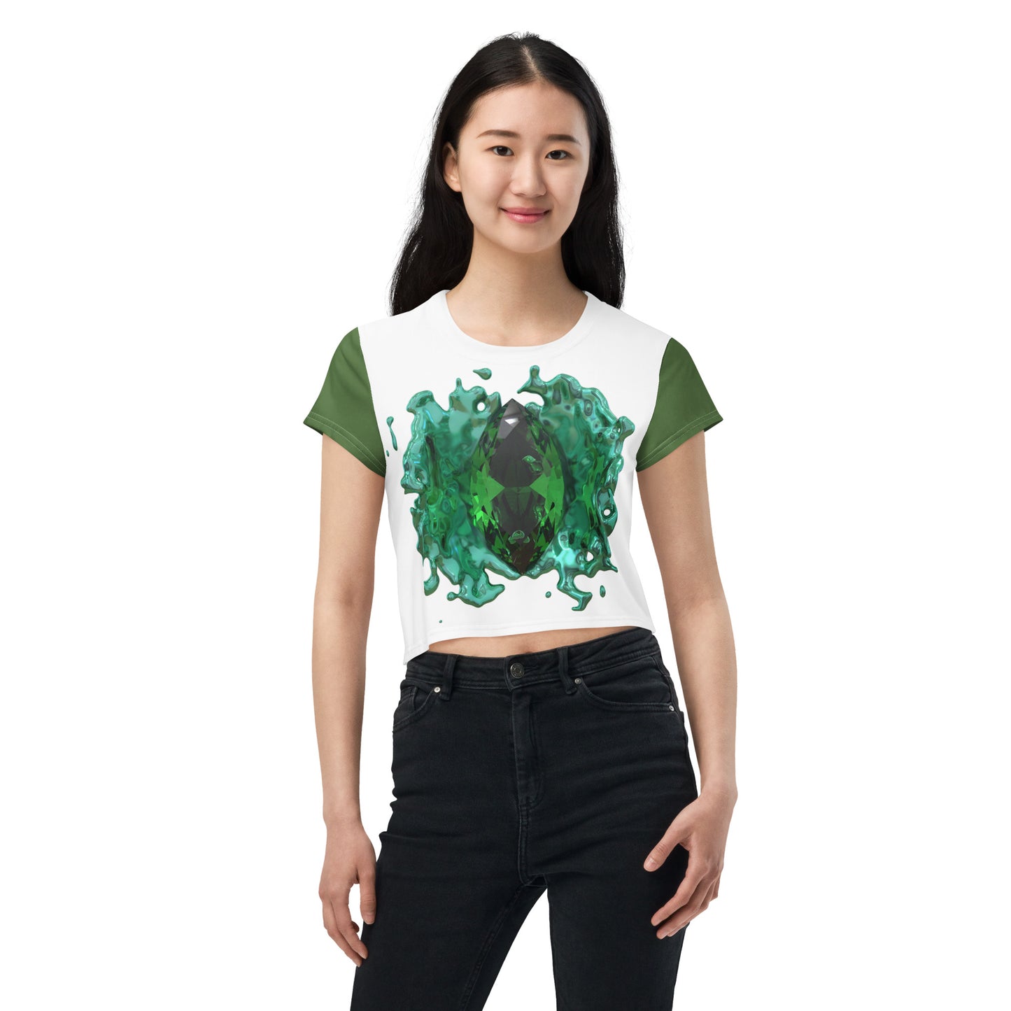 Crop Tee - GEM Splash