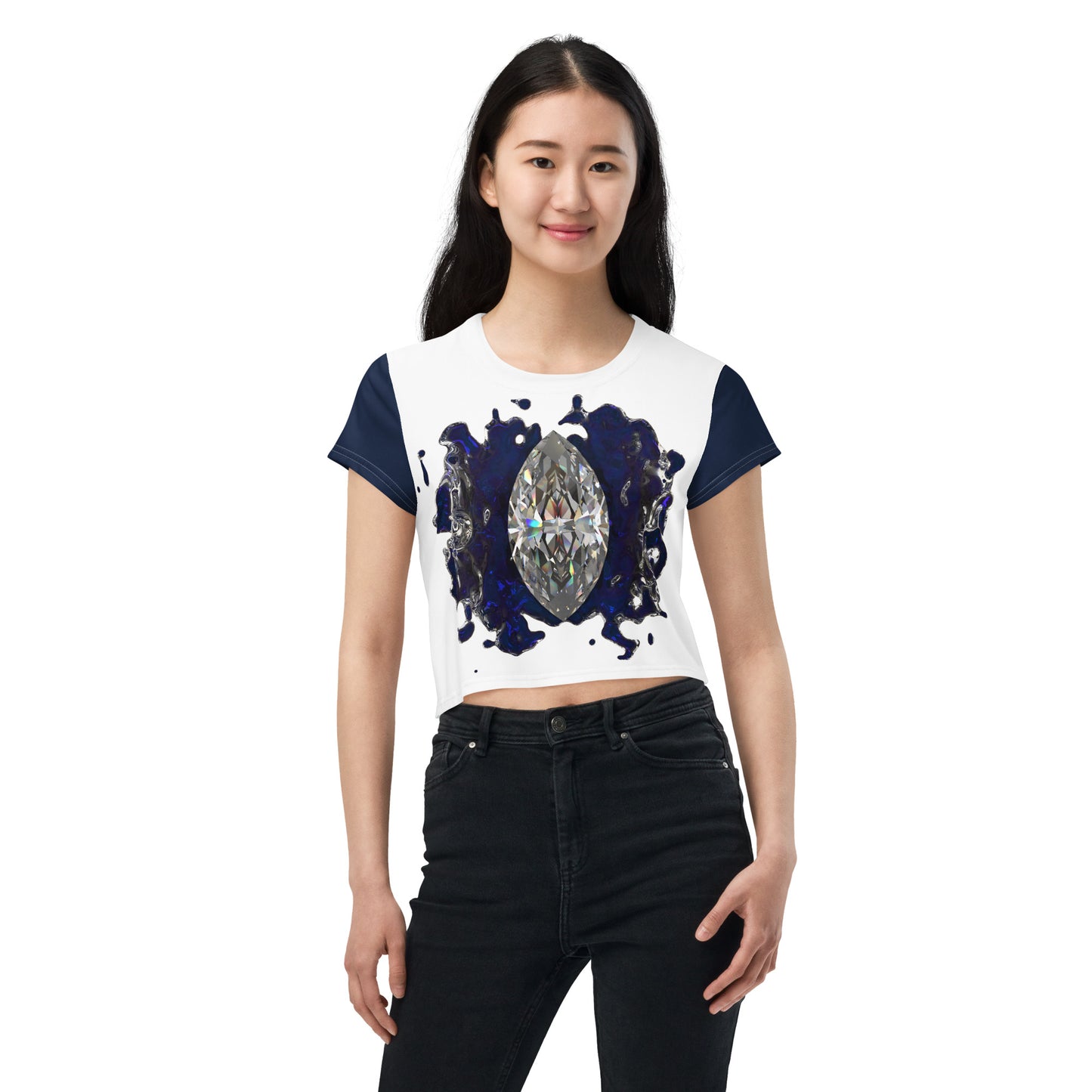 Crop Tee - GEM Splash