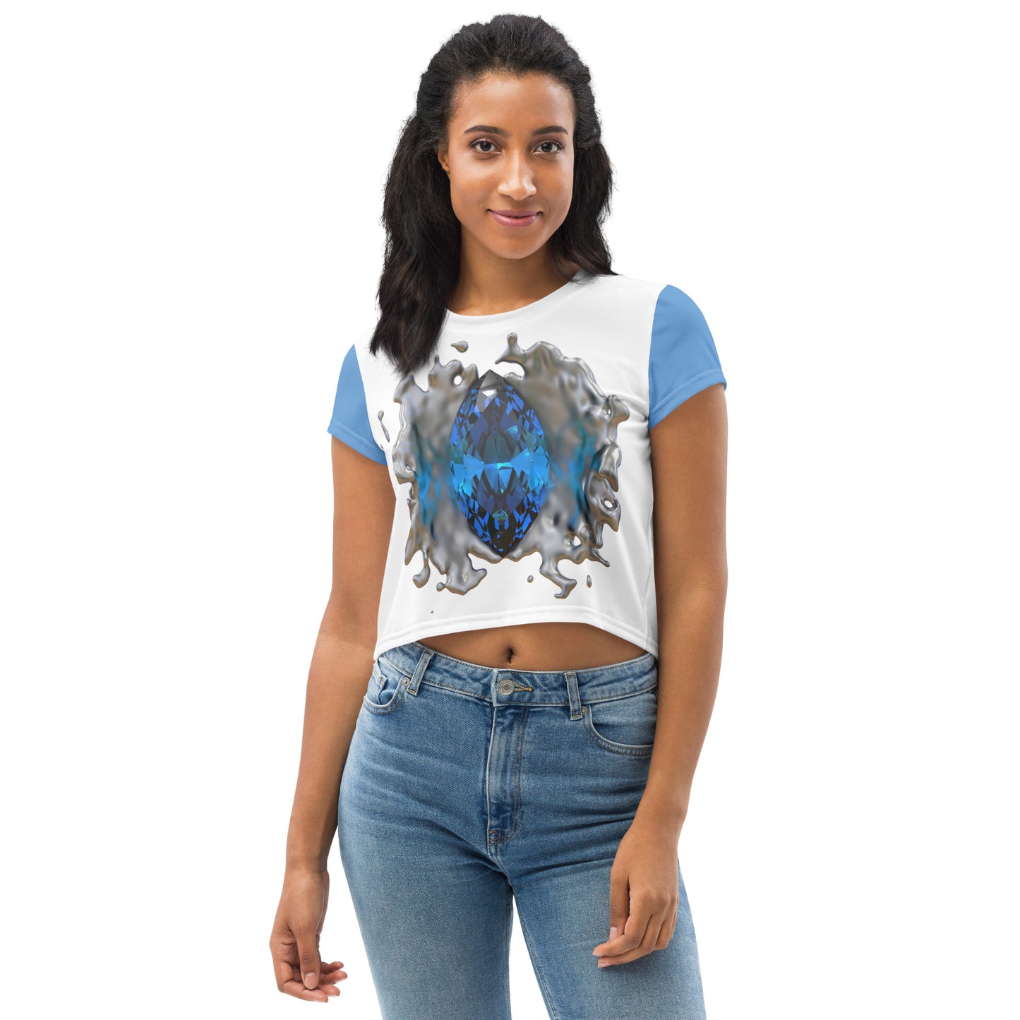 Crop Tee - GEM Splash