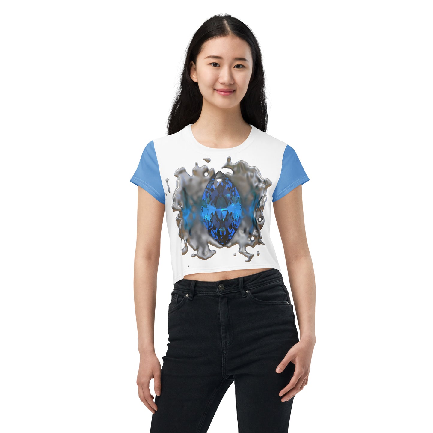 Crop Tee - GEM Splash