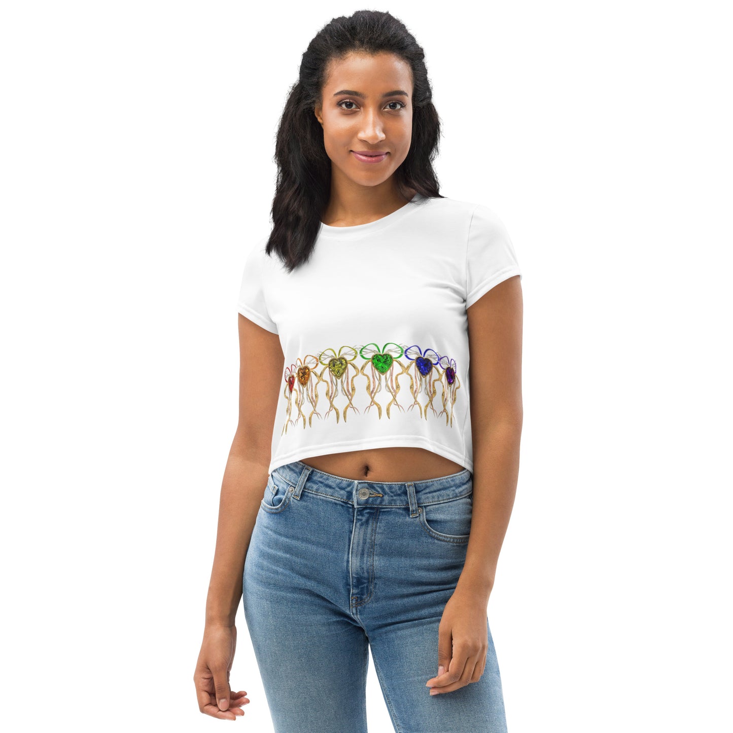 Crop Tee - PRIDE from hearts