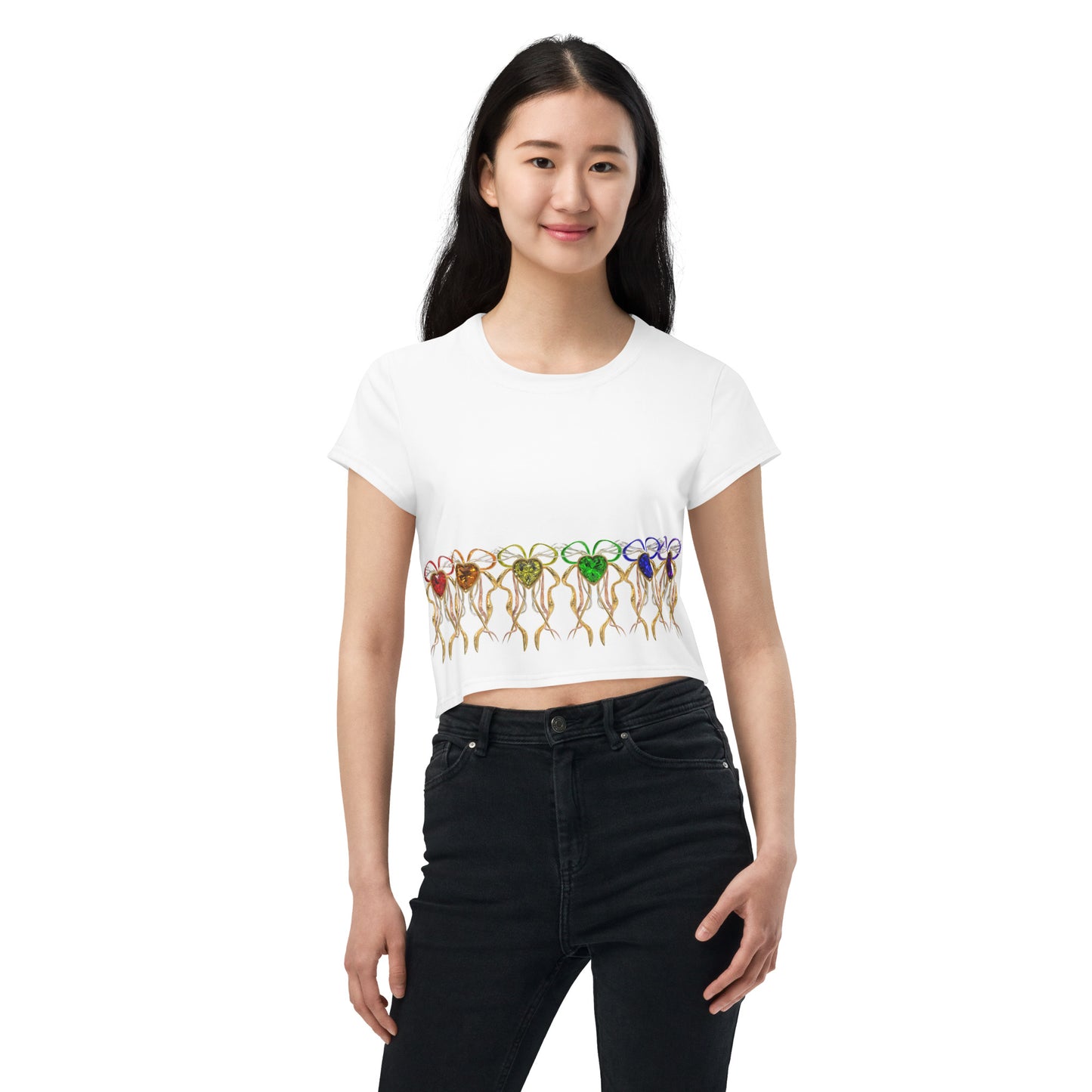 Crop Tee - PRIDE from hearts