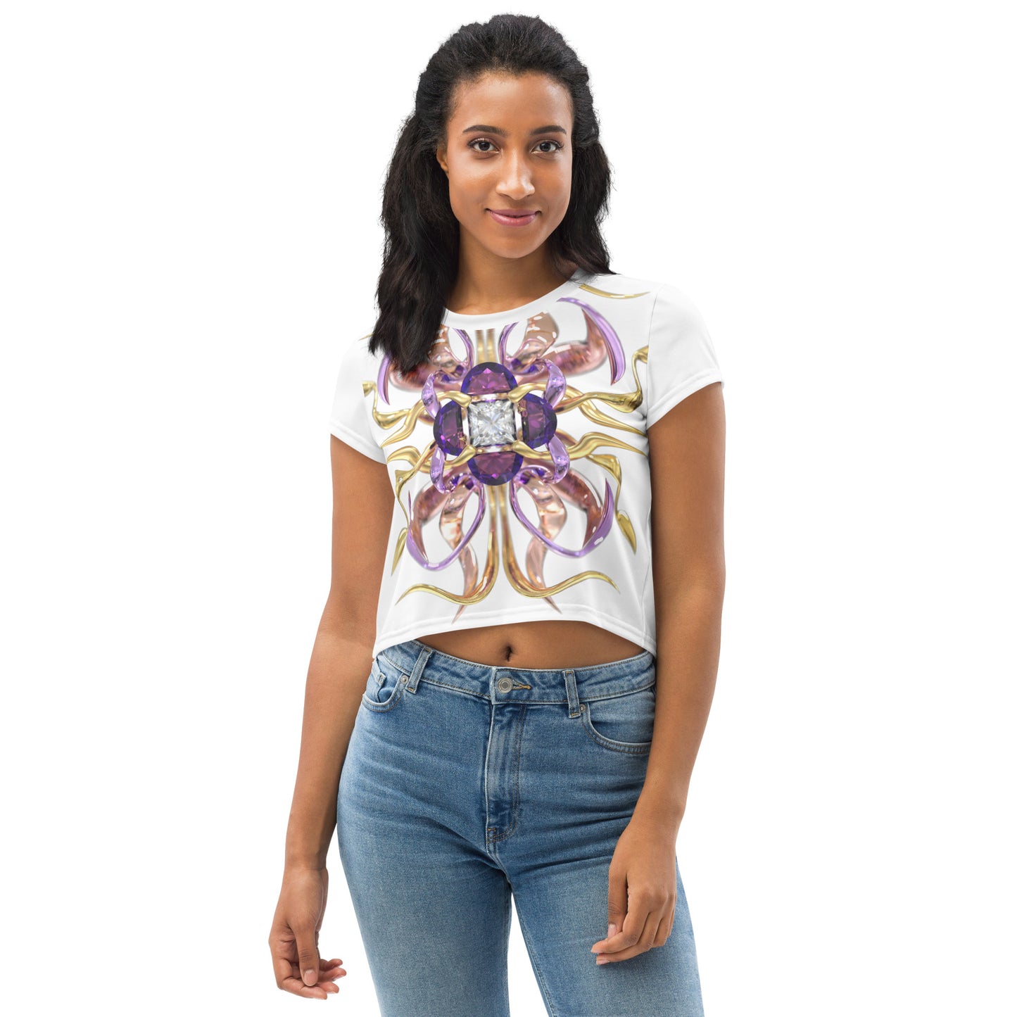 Crop Tee - Amethyst