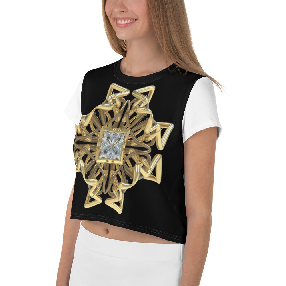 Crop Tee - Diamond