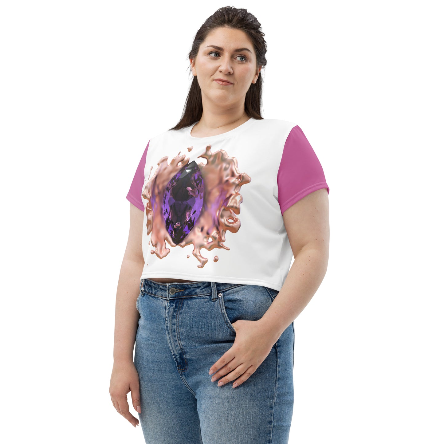 Crop Tee - GEM Splash