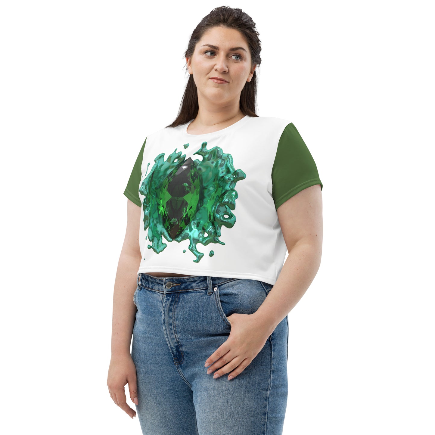 Crop Tee - GEM Splash