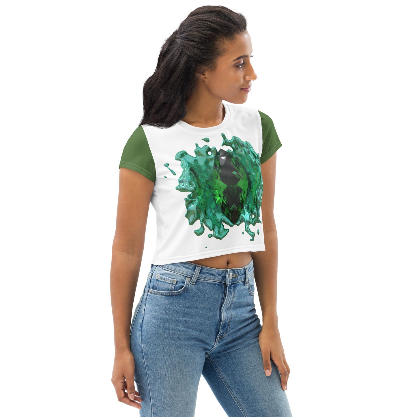 Crop Tee - GEM Splash