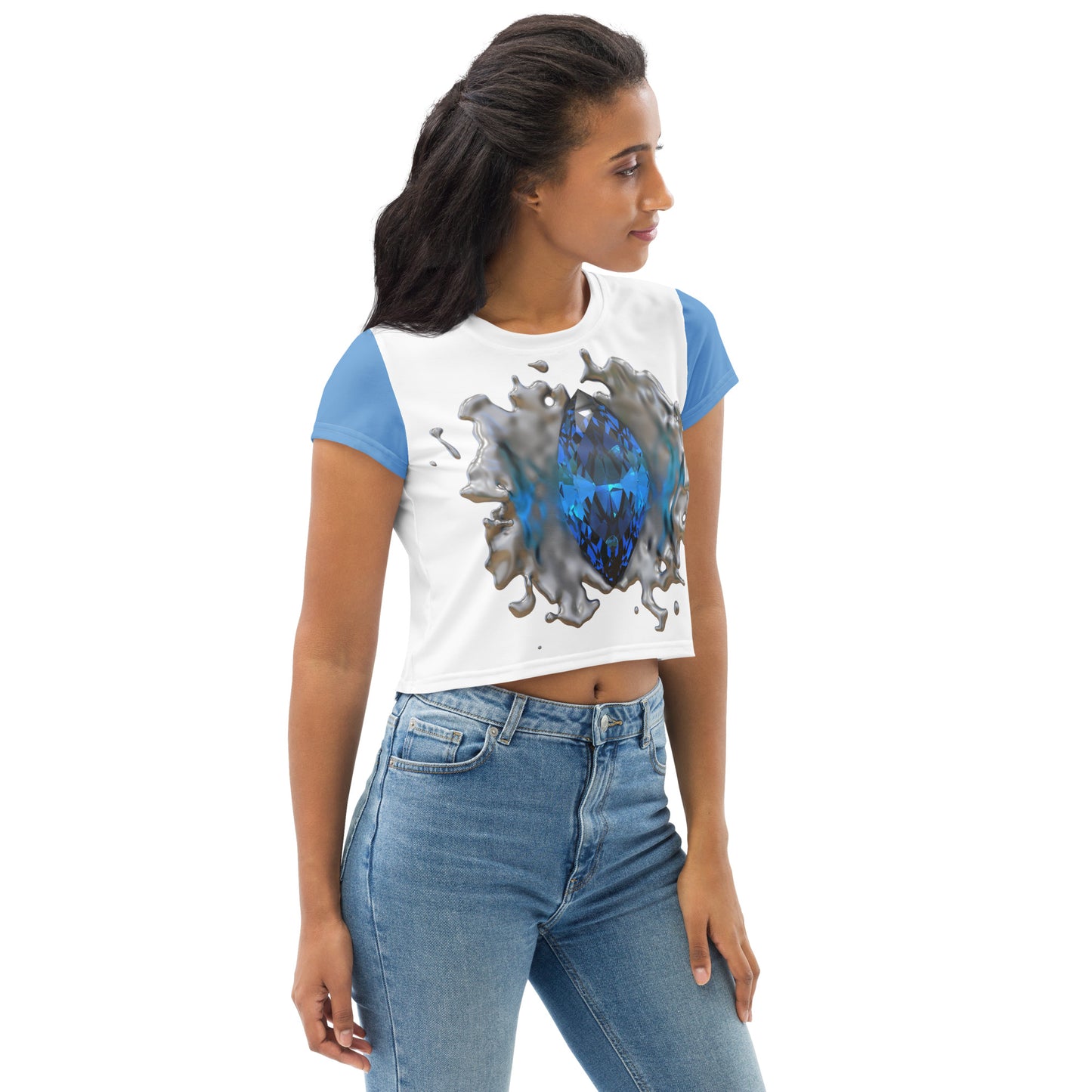 Crop Tee - GEM Splash