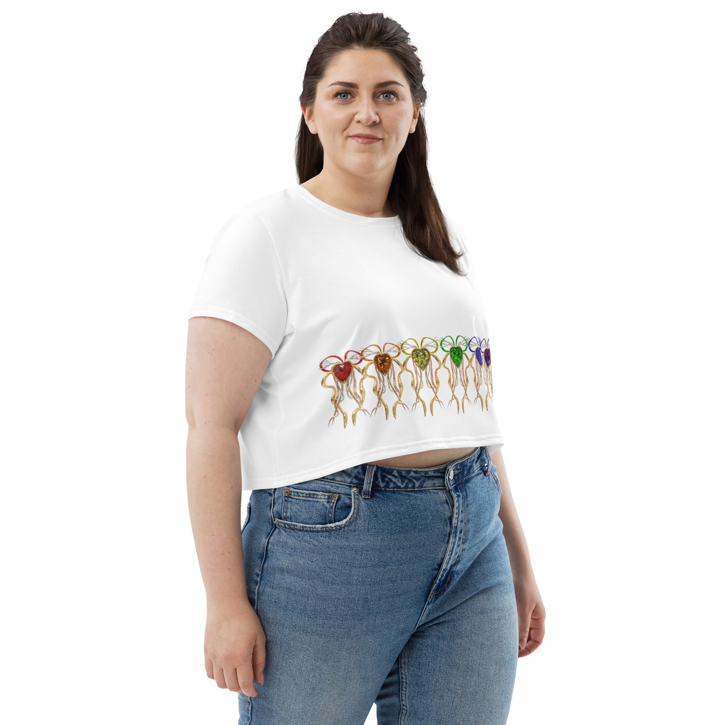 Crop Tee - PRIDE from hearts