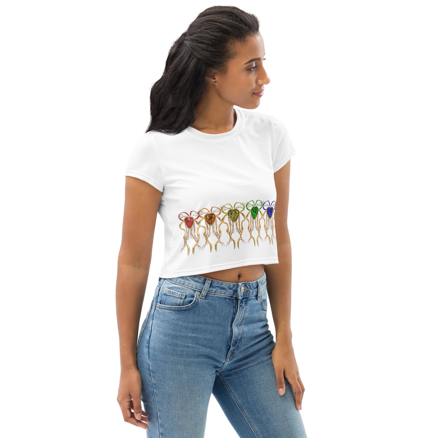 Crop Tee - PRIDE from hearts