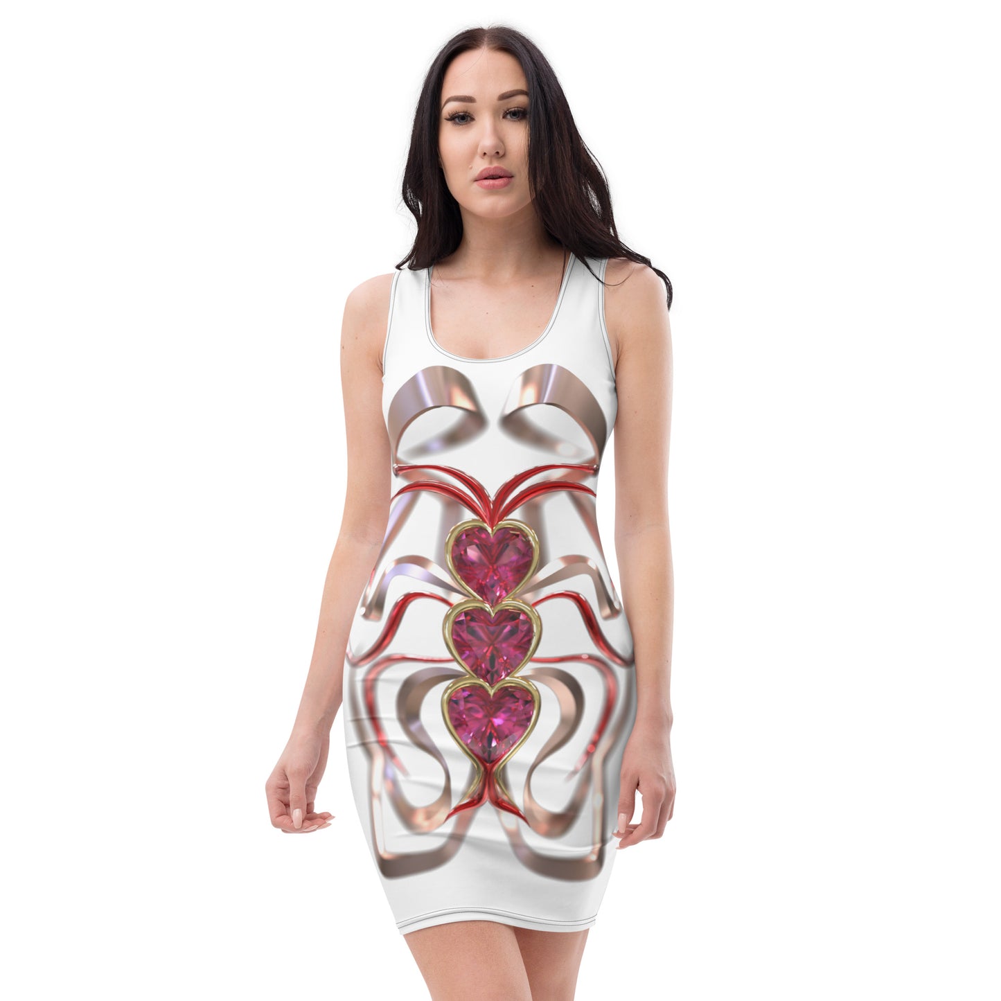 Sublimation Cut & Sew Dress - Hearts