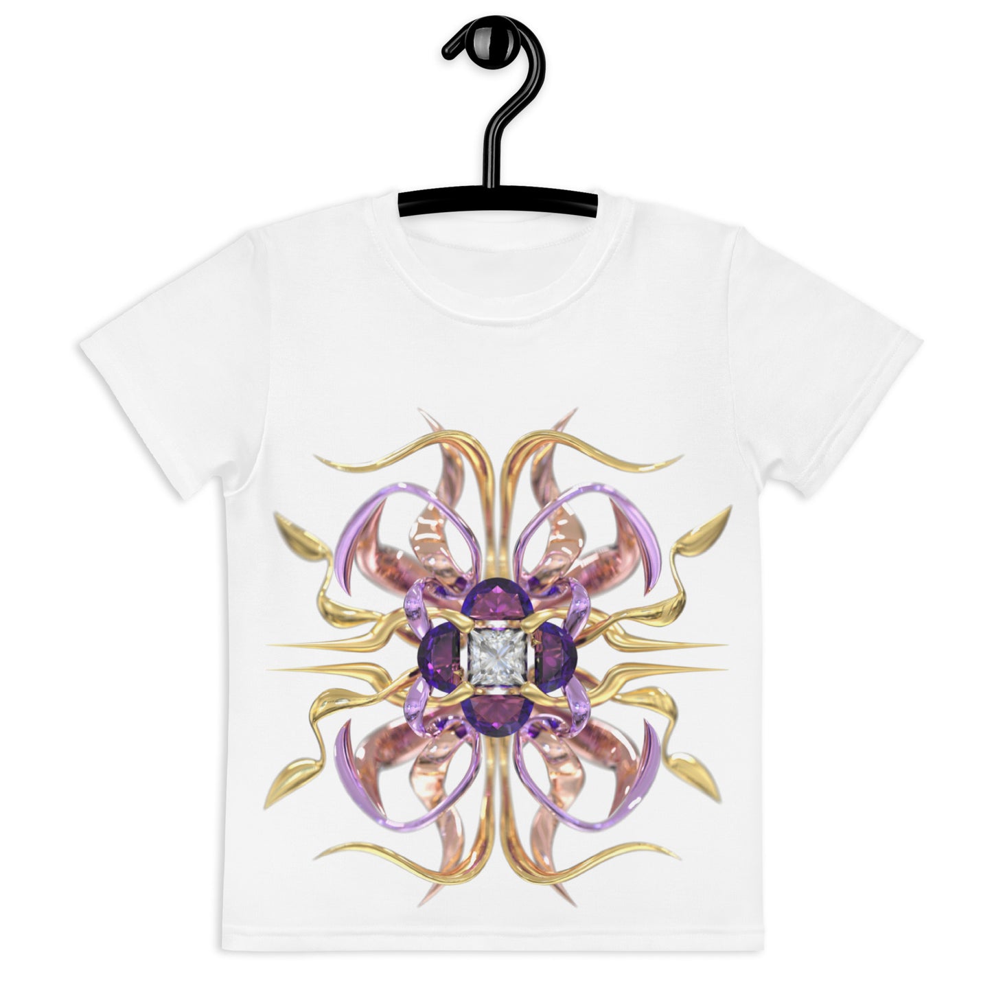 Kids crew neck t-shirt - Amethyst