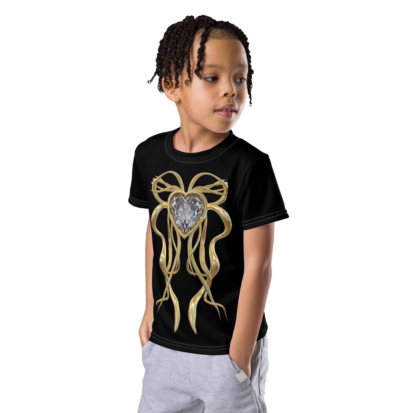 Kids crew neck t-shirt - Diamond