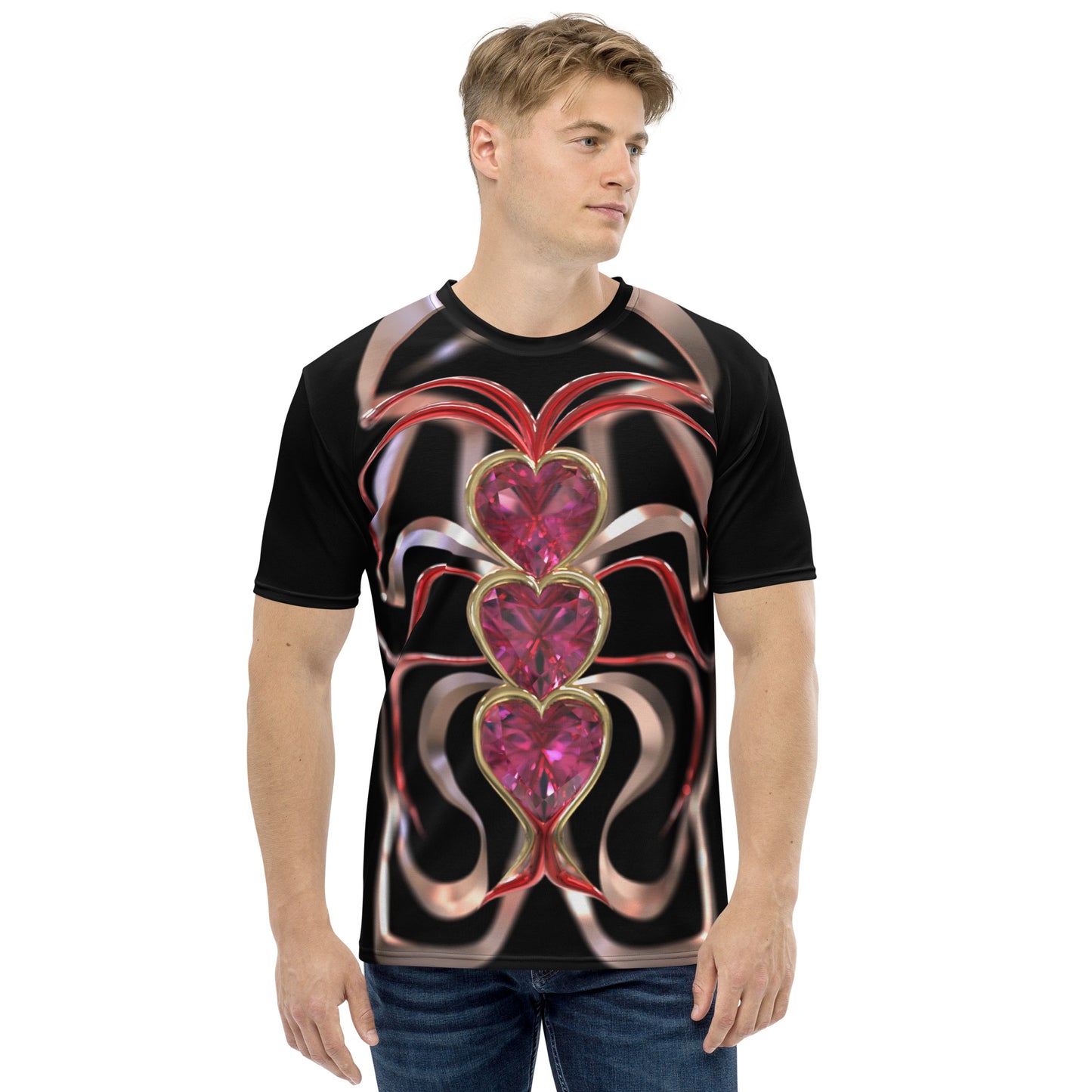 Men's t-shirt - Hearts