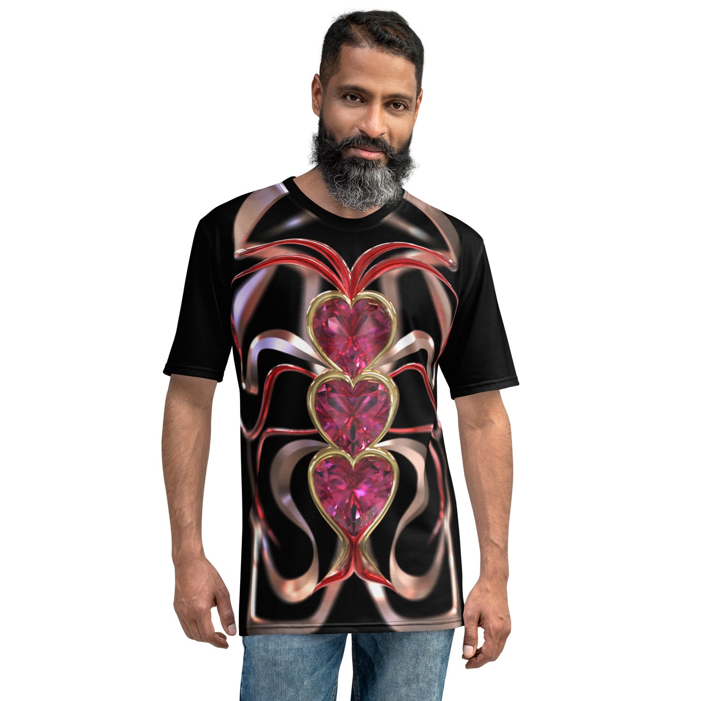 Men's t-shirt - Hearts