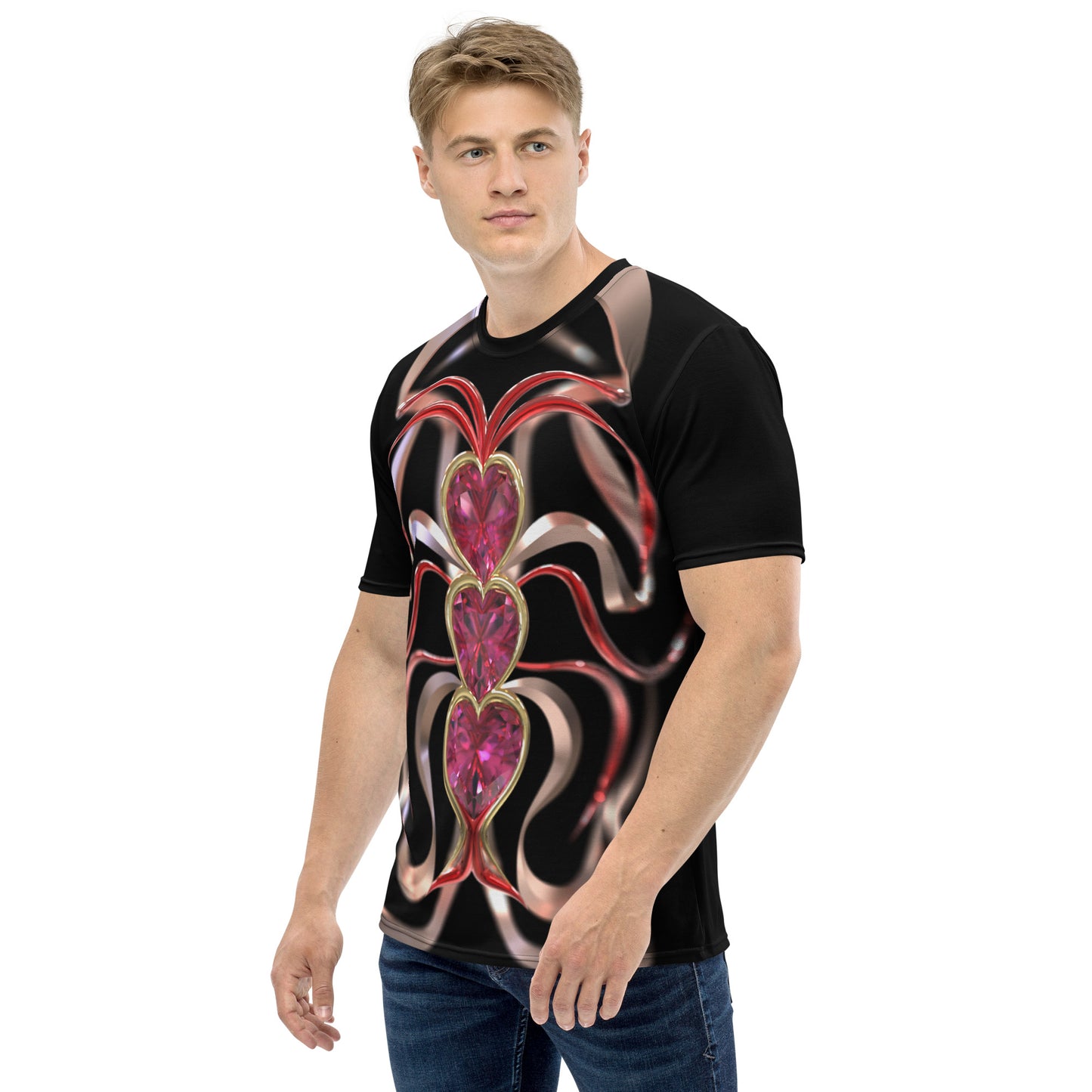 Men's t-shirt - Hearts