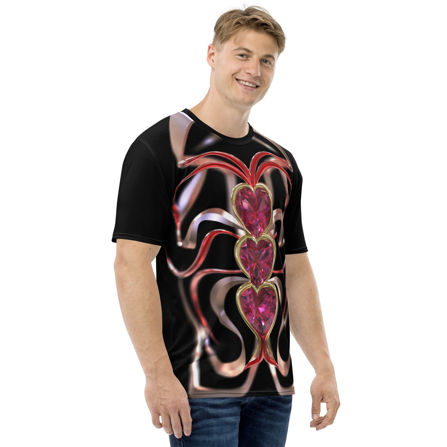 Men's t-shirt - Hearts