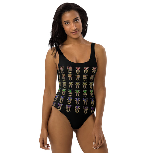 One-Piece Swimsuit Black - PRIDE from hearts