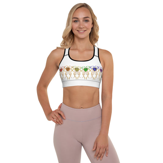 Padded Sports Bra - PRIDE from hearts