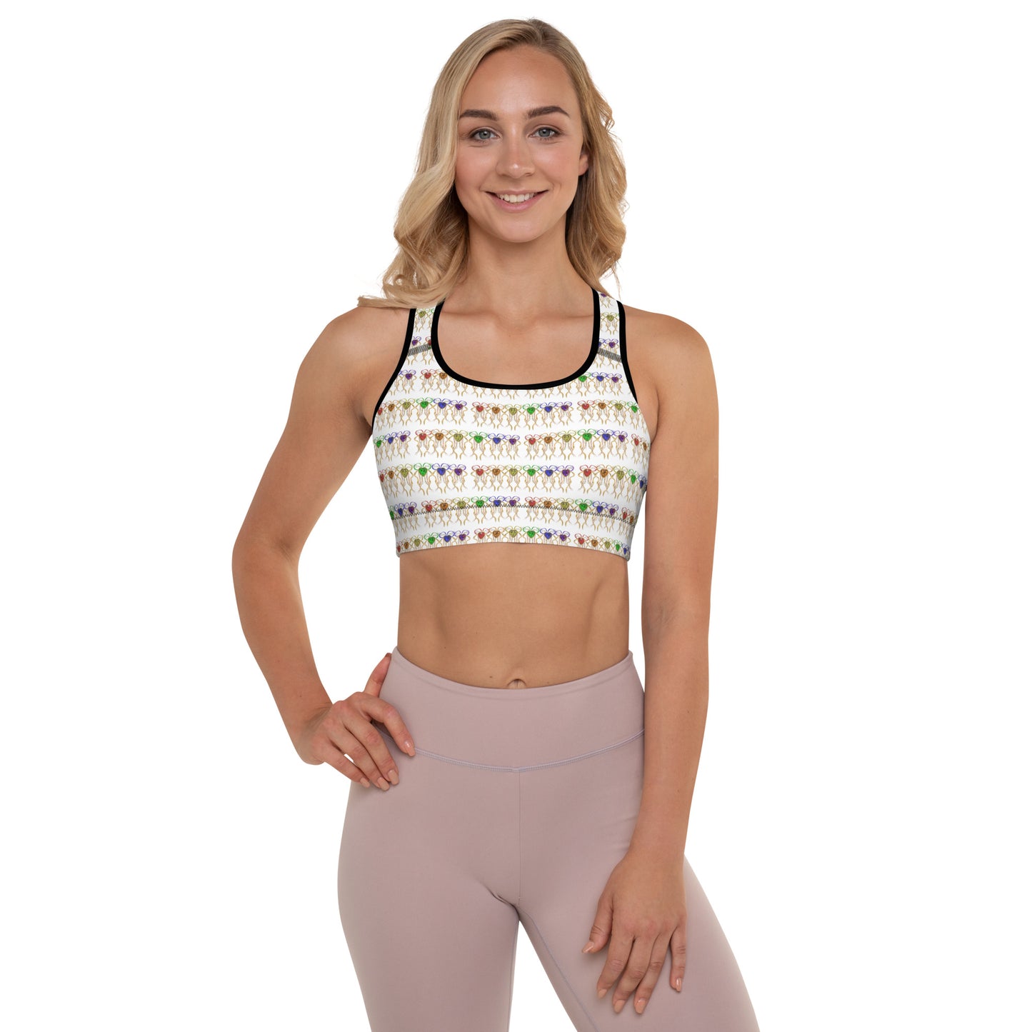 Padded Sports Bra - PRIDE from hearts