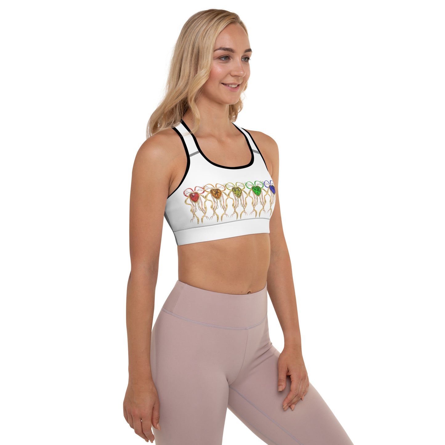 Padded Sports Bra - PRIDE from hearts