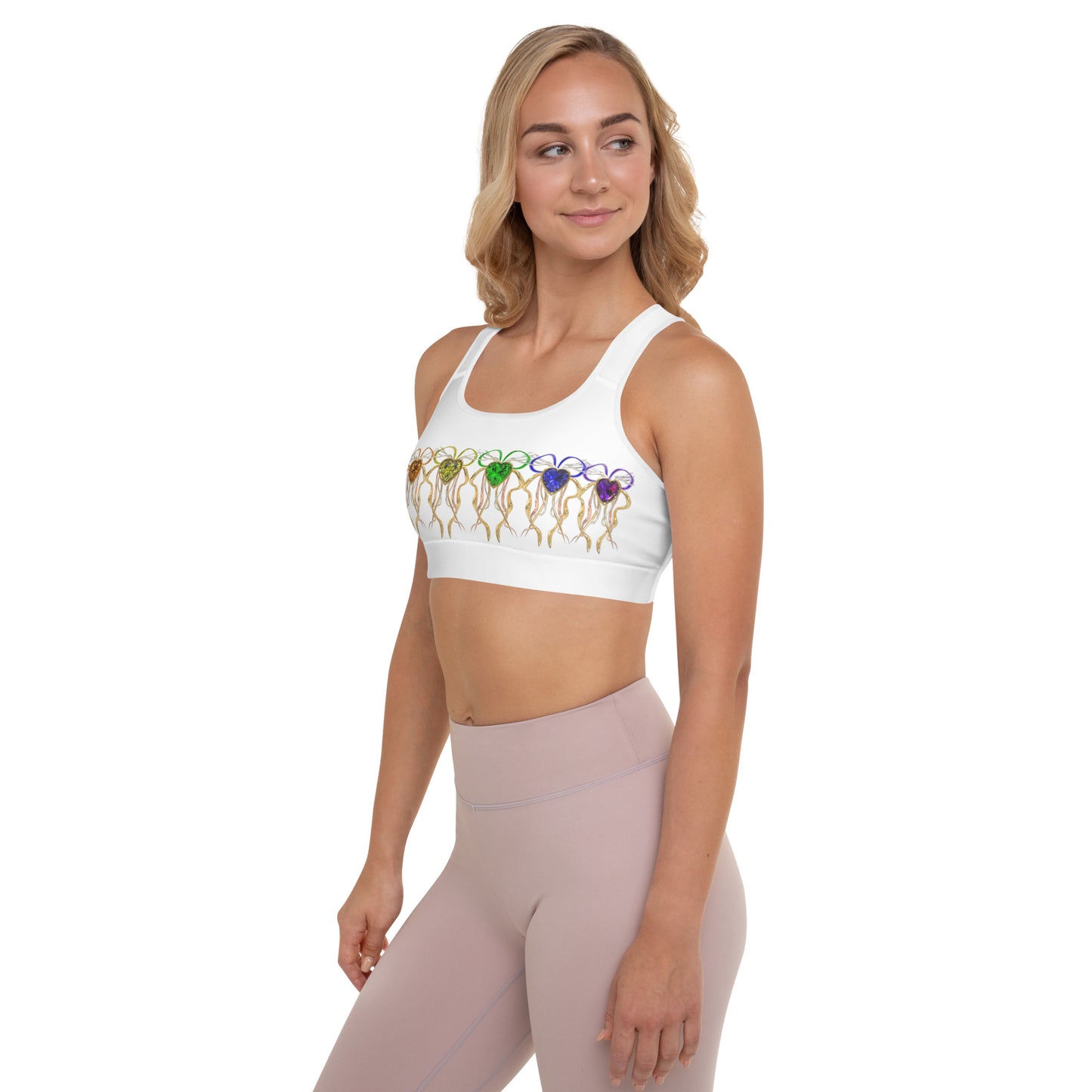 Padded Sports Bra - PRIDE from hearts