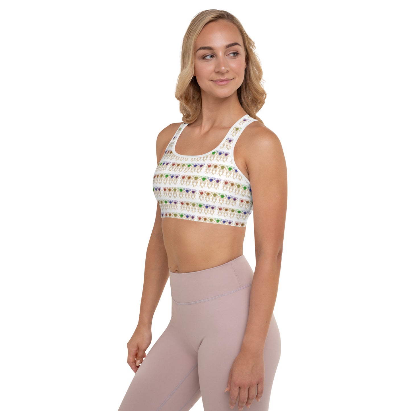 Padded Sports Bra - PRIDE from hearts