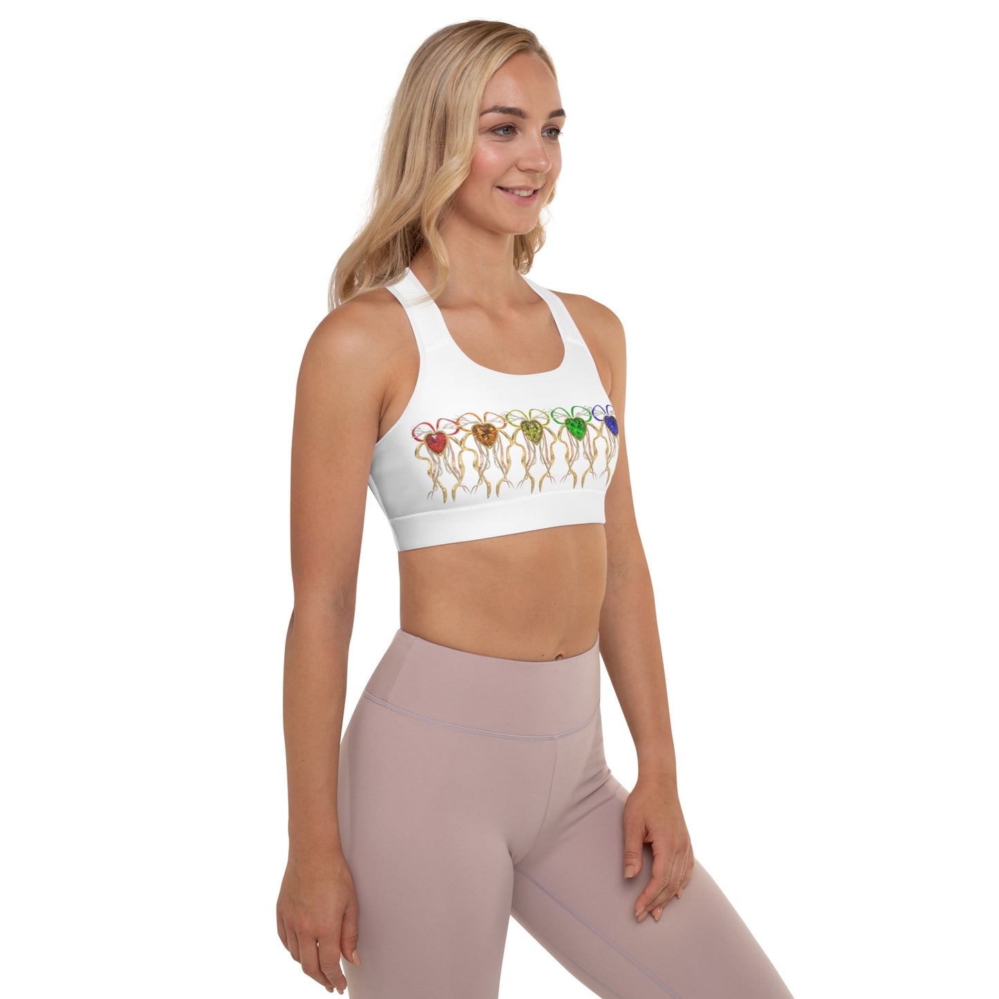 Padded Sports Bra - PRIDE from hearts