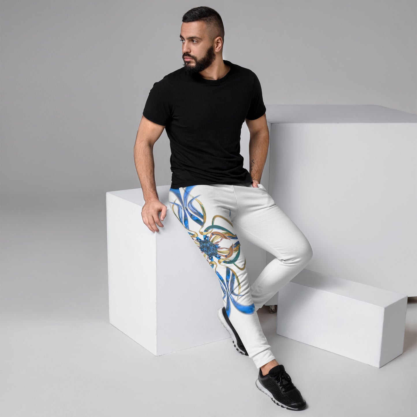 Men's Joggers - Swiss Blue