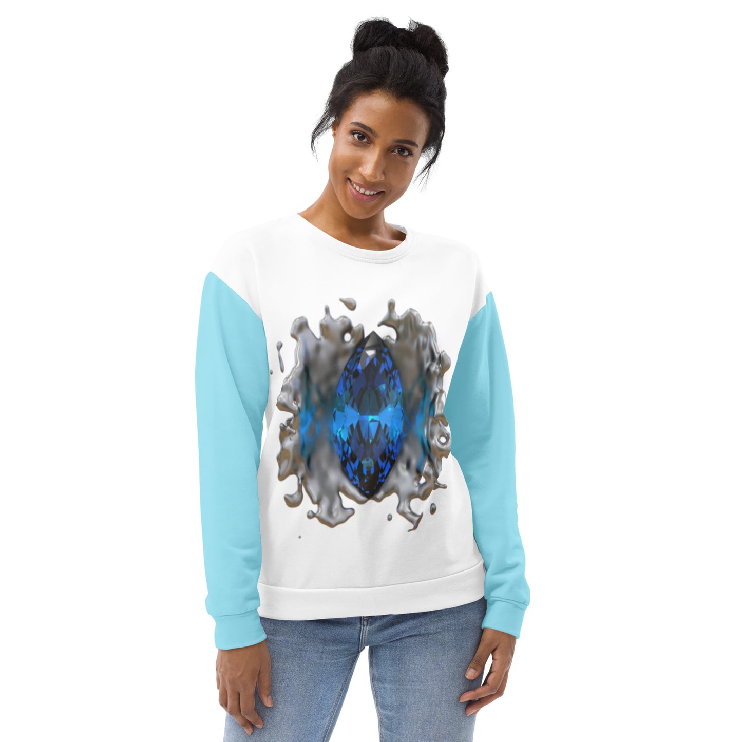 Unisex Sweatshirt Black - GEM Splash