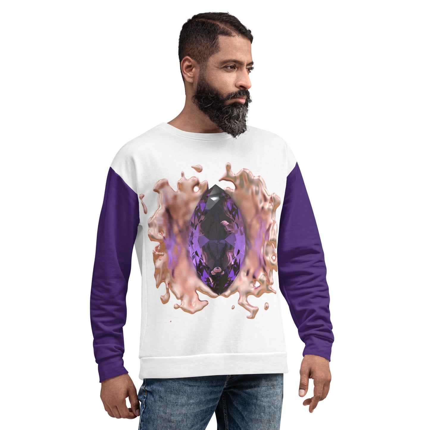 Unisex Sweatshirt Black - GEM Splash