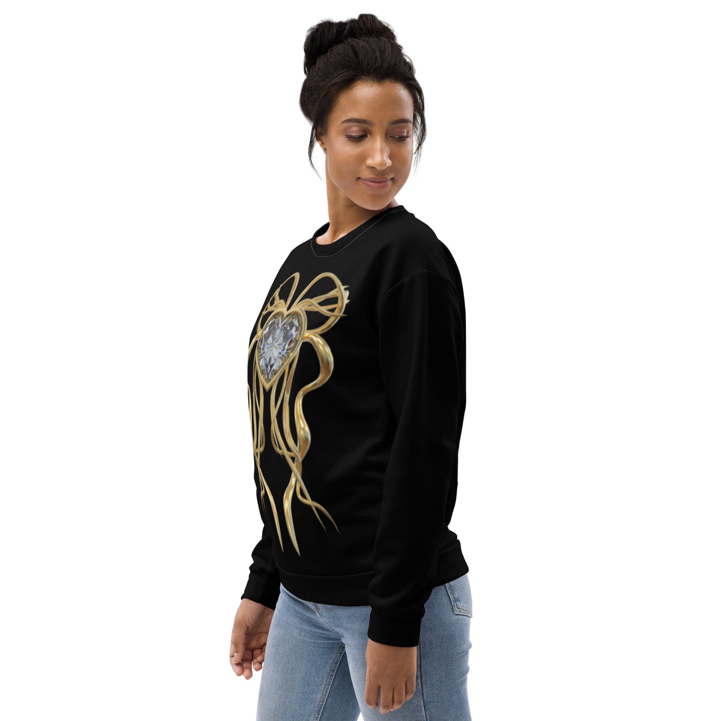 Unisex Sweatshirt Black - Diamond