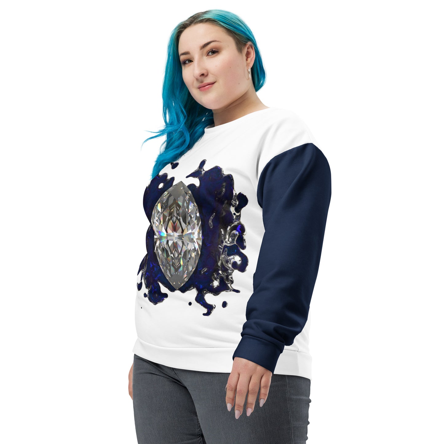 Unisex Sweatshirt Black - GEM Splash