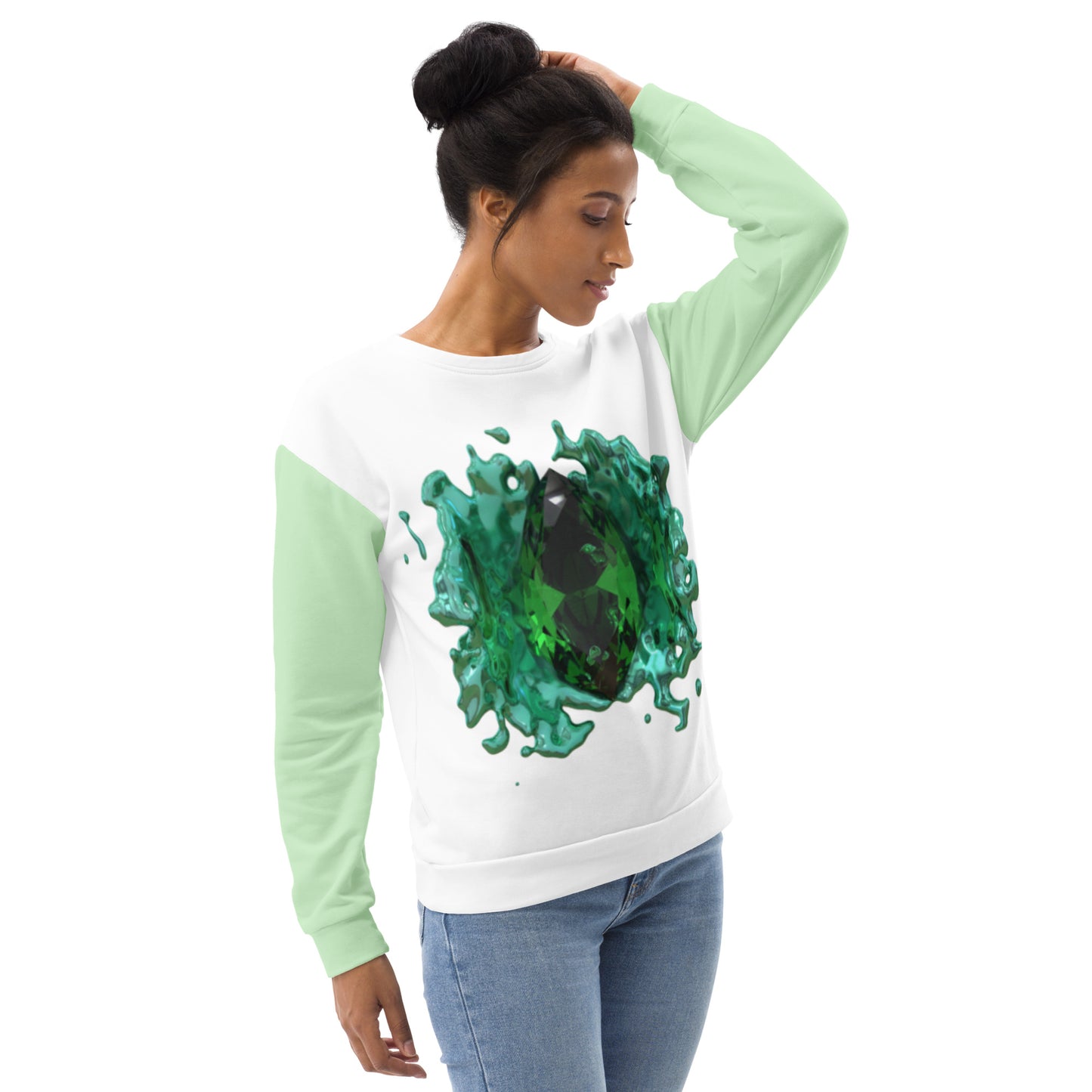 Unisex Sweatshirt Black - GEM Splash