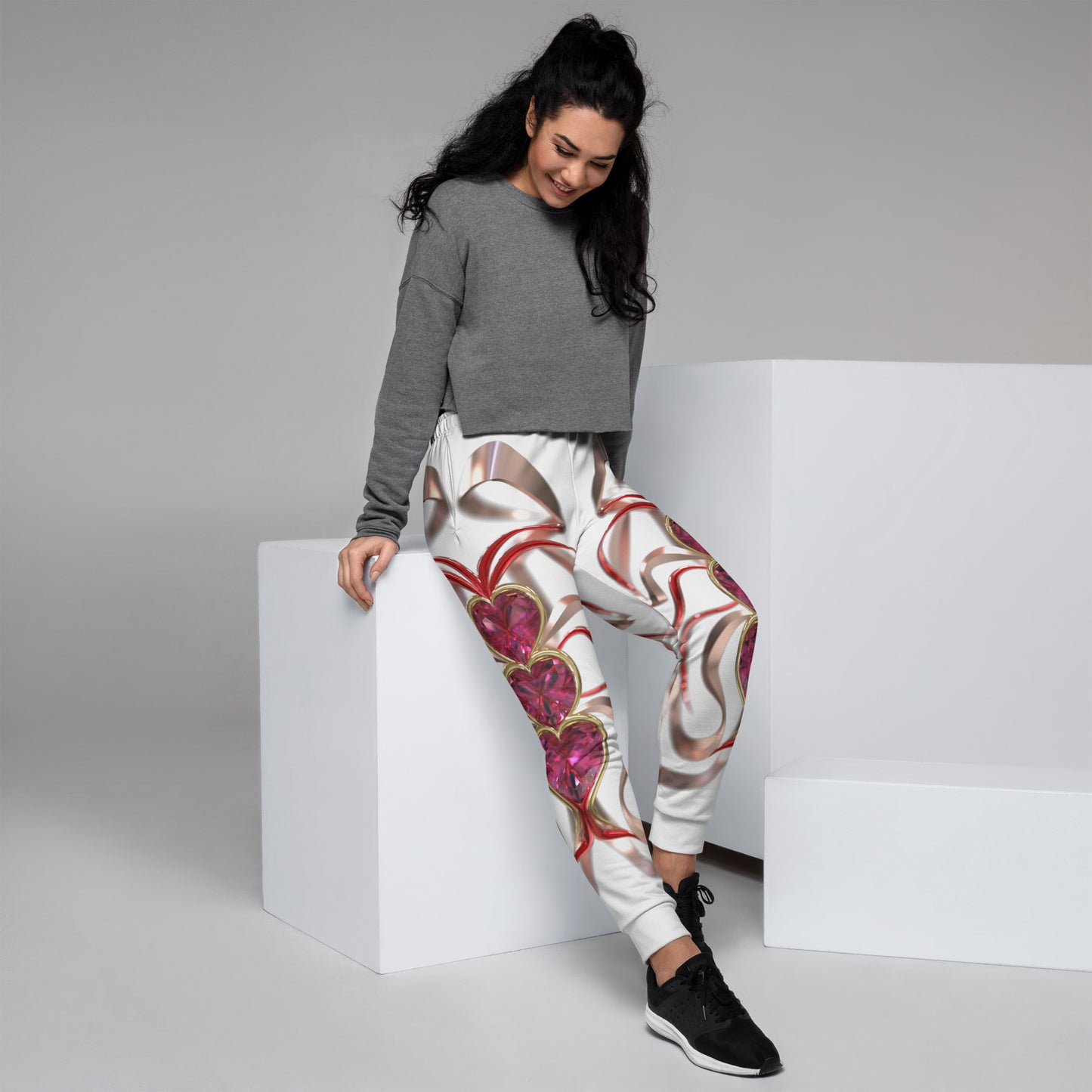 Women's Joggers - Hearts