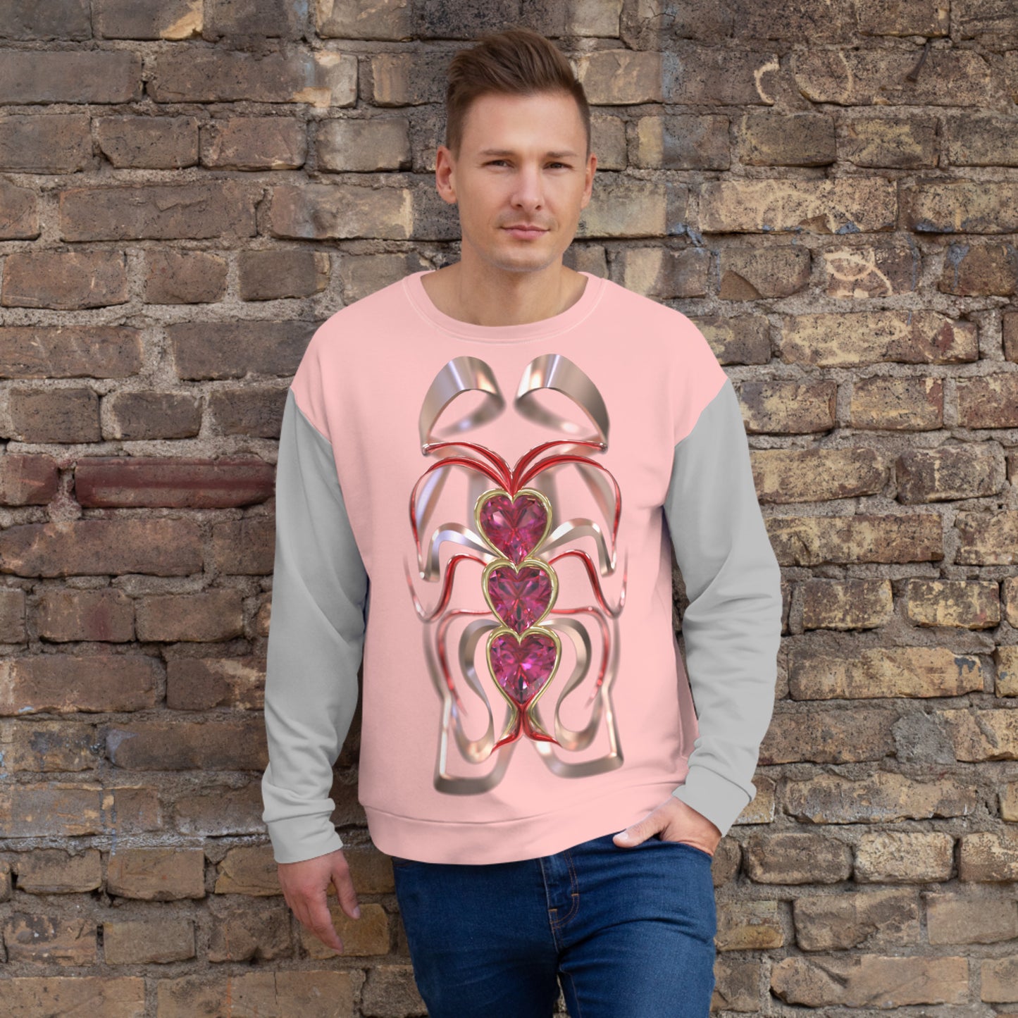 Unisex Sweatshirt - Hearts